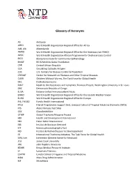 Glossary of Acronyms
