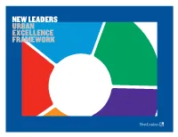 New Leaders Urban Excellence Framework | Introduction | Uef Structure and Key Insights