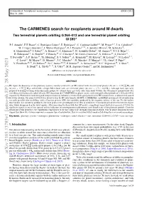 The CARMENES Search for Exoplanets Around M Dwarfs Two Terrestrial Planets Orbiting G 264–012 and One Terrestrial Planet Orbiting Gl 393?