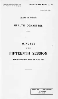 Fifteenth Session