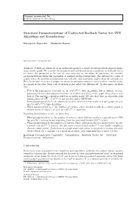 FPT Algorithms and Kernelization?