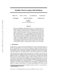Modular Meta-Learning with Shrinkage