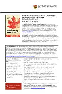 Reconsidering Confederation Interior.Indd