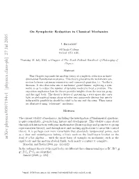Arxiv:Physics/0507194V1 [Physics.Class-Ph] 27 Jul 2005 Ulo I Ler