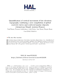 Quantification of Vertical Movement of Low Elevation Topography