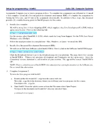 Setup for Programming – Intellij Cosc 330, Computer Systems