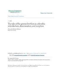 The Tales of the Grimm Brothers in Colombia: Introduction, Dissemination, and Reception