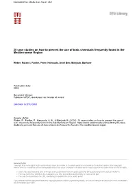 20 Case Studies on How to Prevent the Use of Toxic Chemicals Frequently Found in the Mediterranean Region