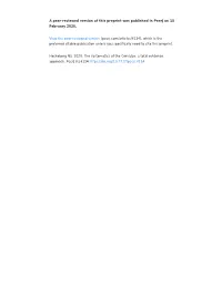 A Comprehensive Approach Towards the Systematics of Cervidae