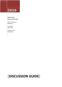 AD340 Discussion Guide Make Up