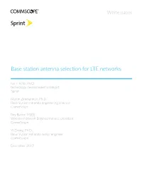 Base Station Antenna Selection for LTE Networks