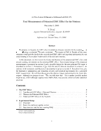 First Measurement of Polarized EMC Effect for the Neutron December 5, 2005