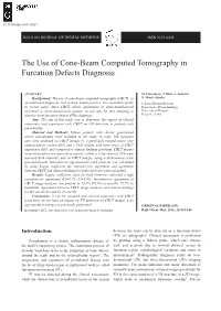 The Use of Cone-Beam Computed Tomography in Furcation Defects Diagnosis