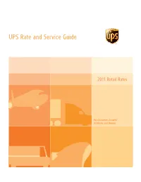 UPS Rate and Service Guide