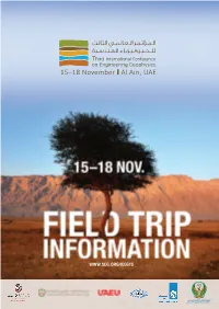 Field Trip Engineering Features of the Limestone Bedrocks of Al-Ain, Uae