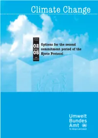 Options for the Second Commitment Period of the 05 Kyoto Protocol ISSN 1611-8855