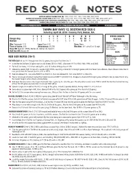 Post-Game Notes 428 Vs. TB.Indd