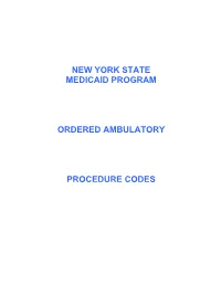 Procedure Codes