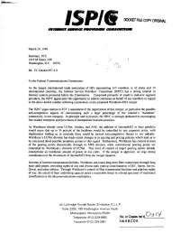 Ustabcoe Page 2 Of2, Internet Service Providers' Consortium Comments CC Docket Number 97-211