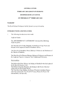 General Synod