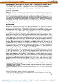 Improving the 1 4 C Dating of Marine Shells from The