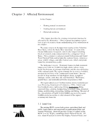Chapter 3 Affected Environment
