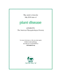 Colonization of Potato by Colletotrichum Coccodes: Effect of Soil Infestation and Seed Tuber and Foliar Inoculation