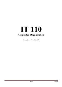 Computer Organization