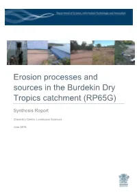 Erosion Processes and Sources in the Burdekin Dry Tropics Catchment (RP65G)