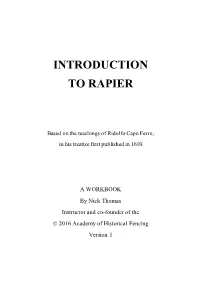 Introduction to Rapier