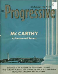 MCCARTHY a Documented Record