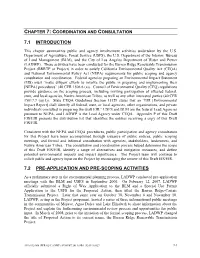 Coordination and Consultation
