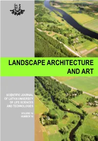 Landscape Architecture and Art