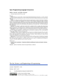 Open Programming Language Interpreters