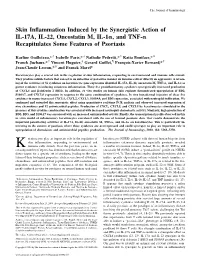 Recapitulates Some Features of Psoriasis Α , And