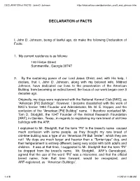 2005 Johnson-Scott Declaration