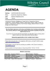 Agenda Frontsheet PDF 217 KB