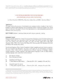 Count/Mass Distinction in Kuikuro: on Individuation and Counting