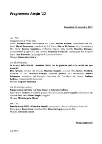 Programma Atreju ’12