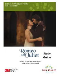 Romeo and Juliet Character Chart 7