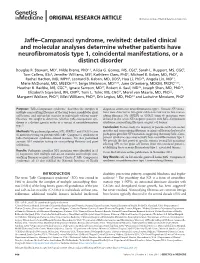 Jaffe–Campanacci Syndrome, Revisited