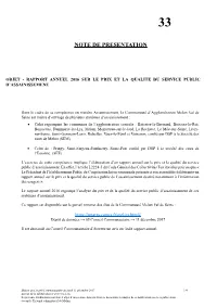 Note De Presentation