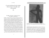 Contextualizing South Indian Performance, Socially and Historically