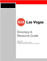 Directory & Resource Guide