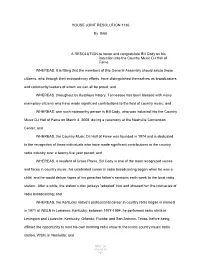 HOUSE JOINT RESOLUTION 1136 by Bibb a RESOLUTION to Honor And
