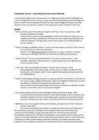 Information Sources – Researching the James Gray Collection BOOKS