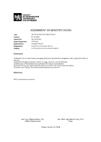Security Analysis of the Signal Protocol Student: Bc