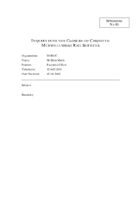 Document in Submission Cover