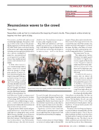 Neuroscience Waves to the Crowd Vivien Marx Researchers Scale up How to Crowdsource the Mapping of Neural Circuits