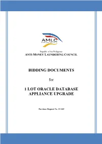 Oracle Database Appliance Upgrade